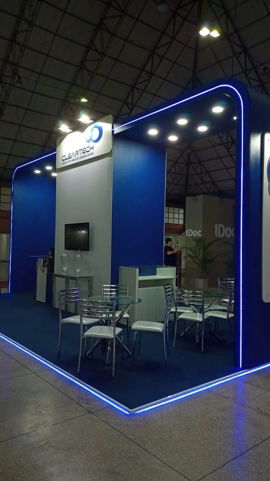 Bastidores de produção de evento DC Produções